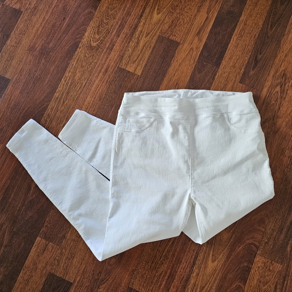 Spanx Assets by Spanx Stretch Pull On White Legging 1x